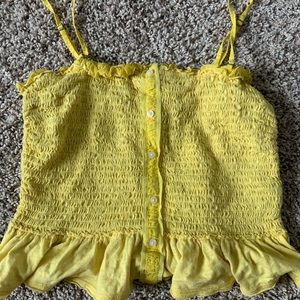 Peplum crop top/tube top